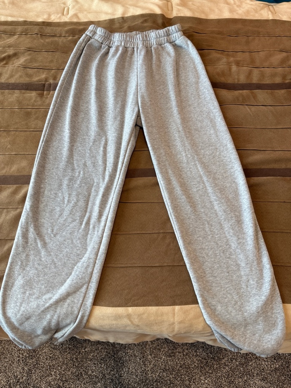 SHEIN Light Gray Sweatpants Elastic Waist Joggers